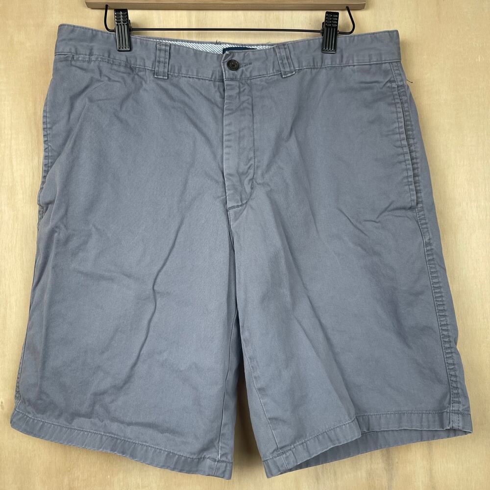 N1003 Club Room Men’s Gray Flat Front Size 32